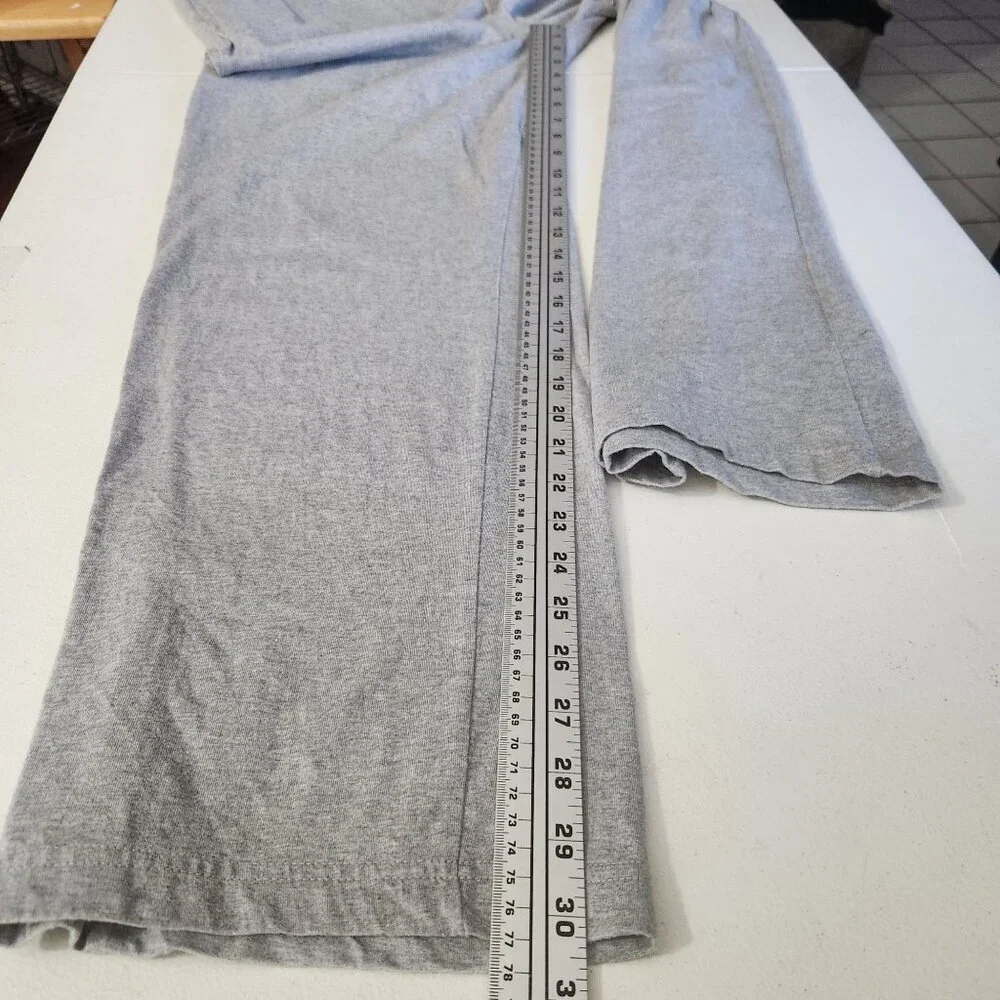 Tommy Hilfiger Pants Mens Large Grey Lounge Straight Leg Athletic Baseball